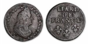 Louis XIV - Liard au buste âgé 1699 & (Aix) Louis XIV - Liard au buste âgé 1699 & (Aix)