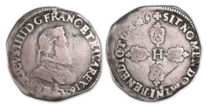 Henri IV - Demi-franc 1605 & (Aix) Henri IV - Demi-franc 1605 & (Aix)
