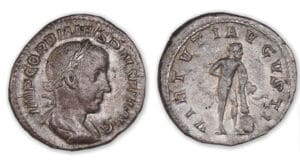 Gordien III - Denier (241, Rome) Hercule