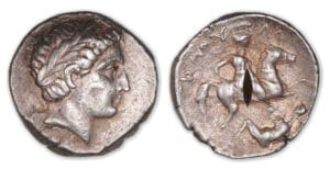 PEONIE - Patros - Tétradrachme (340-315 av J.-C.)