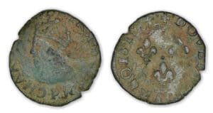 Charles X - Double tournois 1594 P (Dijon) Charles X - Double tournois 1594 P (Dijon)