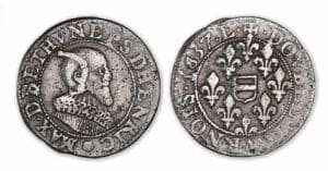 Berri - Maximilien Ier - Double tournois 1637 H Berri - Maximilien Ier - Double tournois 1637 H