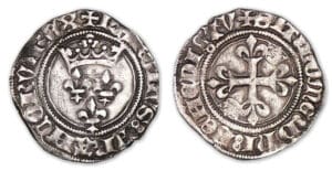 Charles VI - Gros florette (Saint Quentin)