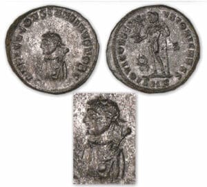 Constantin II - Nummus (317-320, Cyzique) Constantin II - Nummus (317-320, Cyzique)