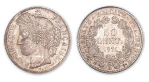 50 centimes Cérès 1871 K (Bordeaux)