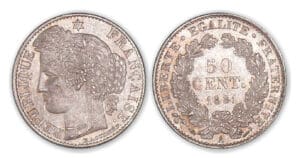 50 centimes Cérès 1881 A (Paris)