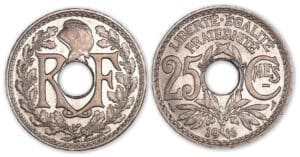 25 centimes Lindauer Cmes souligné 1916 25 centimes Lindauer Cmes souligné 1916