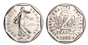 2 francs Semeuse 1990