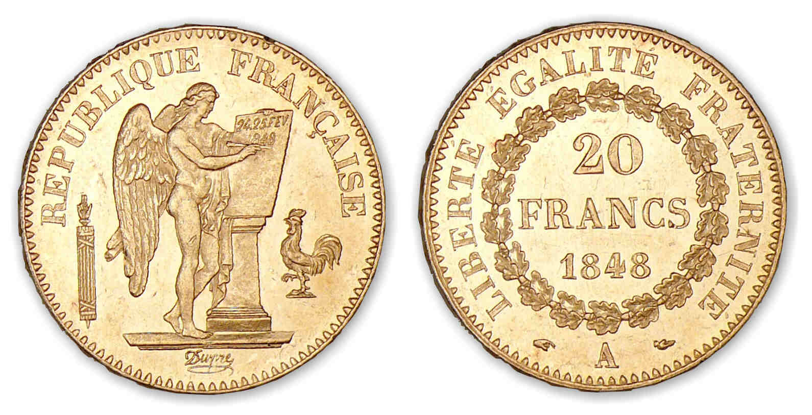 20 francs Génie 1848 A (Paris) 20 francs Génie 1848 A (Paris)