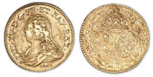 Louis XV - Louis d'or aux lunettes 1726 A (Paris) Louis XV - Louis d'or aux lunettes 1726 A (Paris)
