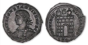 Constance II - Nummus (325,326, Trèves) Constance II - Nummus (325,326, Trèves)