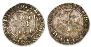 Bretagne - François II - Blanc d'argent à la targe (Rennes) Bretagne - François II - Blanc d'argent à la targe (Rennes)