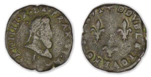 Henri IV - Double tournois 1591 I (Limoges) Henri IV - Double tournois 1591 I (Limoges)