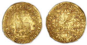 Charles VI - Agnel d'or 2e émission - 2e type (La Rochelle)