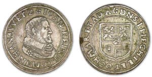 Allemagne - Hanau-Lichtenberg - Johann Reinhard - Teston ND (1614-1618)