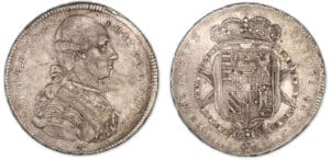 Italie - Toscane - Pietro Leopoldo - francescone (10 paoli) 1786 (Florence) Italie - Toscane - Pietro Leopoldo - francescone (10 paoli) 1786 (Florence)