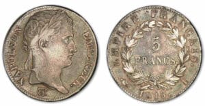 5 francs Napoléon 100 jours 1815 I (Limoges)