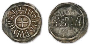 Lothaire 1er - Denier (Pavie) Lothaire 1er - Denier (Pavie)