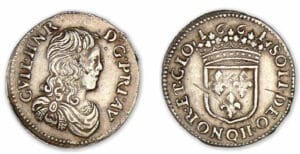Principauté d'Orange - Guillaume-Henri de Nassau 1/12 d'écu 1661 (Orange) Principauté d'Orange - Guillaume-Henri de Nassau 1/12 d'écu 1661 (Orange)