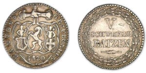Suisse - Graubunden - 5 batzen 1820 Suisse - Graubunden - 5 batzen 1820