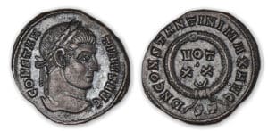 Constantin 1er - Nummus (320-321, Ticinum).
