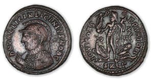Lucinus II - Follis (321/4, Héraclée) Jupiter.