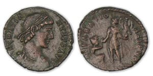 Gratien - Maiorina pecunia (378-383).
