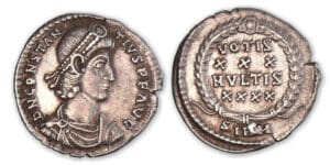 Constance II - Silique (355-361, Sirmium) Vœux.