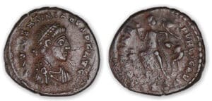 Valentinien II - Nummus (388-392, Thessalonique) Valentinien II - Nummus (388-392, Thessalonique)