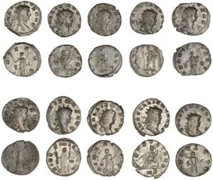 Gallien - Lot de 10 antoniniens