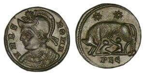 Constantin 1er - Nummus ROME (330/331, Lyon)