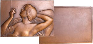 Médaille - "La fumeuse" (1931), Par Pierre-Charle Lenoir (1879-1953)