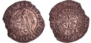 Hainaut - Seigneurie de Beaumont - Baudouin d'Avesnes - Petit gros d'argent