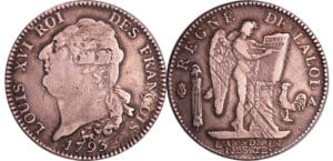 Constitution (1791-1792) - Ecu de 6 livres type FRANCOIS 1793 A (Paris) Constitution (1791-1792) - Ecu de 6 livres type FRANCOIS 1793 A (Paris)