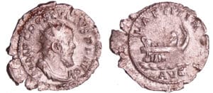 Postume - Antoninien (260-5, Cologne) - Galère