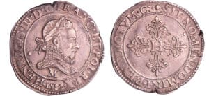Henri III (1574-1589) - Franc au col fraisé - 1582 M (Toulouse)
