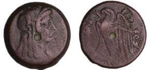 Royaume Lagide - Cléopâtre Ier (181-173 ac J.-C.) - Bronze