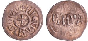 Lothaire 1er (840-855) - Denier (Pavie)