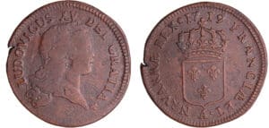 France - Louis XV (1715-1774) - Sol au buste enfantin - 1719 A (Paris) France - Louis XV (1715-1774) - Sol au buste enfantin - 1719 A (Paris)