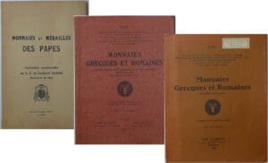 Lot de 3 catalogues de collections particulières