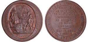 Constitution (1791-1792) - Monneron de 5 sols - 1792 - AN IV Constitution (1791-1792) - Monneron de 5 sols - 1792 - AN IV