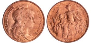 Troisième république (1871-1940) - 5 centimes Dupuis 1903