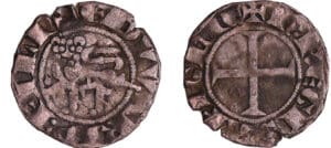 Aquitaine - Edouard 1er - Denier au lion