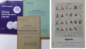 Lot de 5 catalogues sur des thèmes divers