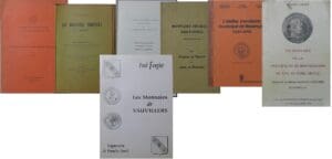 Lot de 7 ouvrages sur les monnaies féodales