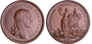 Louis XIV (1643-1715) - Médaille - La levée du siège de Guise 1650, par Mauger