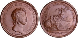 Louis XIV (1643-1715) - Médaille - La prise Piombino et de Portolongone 1646, par Mauger
