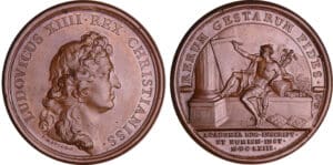 Louis XIV (1643-1715) - Médaille - Académie des inscription 1663, par Mauger