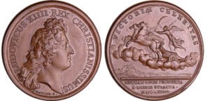 Louis XIV (1643-1715) - Médaille - Conqueste de la Franche-Comté 1668, par Mauger