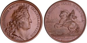 Louis XIV (1643-1715) - Médaille - L'expédition du duc de bourgogne 1703, par Mauger